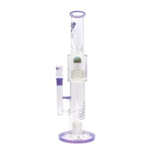 PHOENIX GLASS 18" AMERICAN COLOR ROD SHOWERHEAD PERC DESIGN WATER PIPE