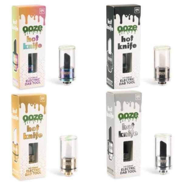 OOZE HOT KNIFE 510 THREAD ELECTRIC DAB TOOL (ASSORTED COLORS) 12CT/ BOX