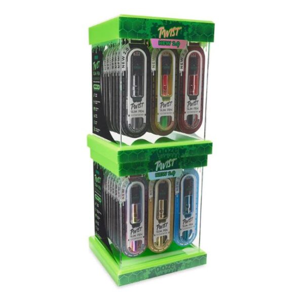 OOZE SLIM TWIST 2.0 STACKABLE ASSORTED DISPLAY 48CT/BOX