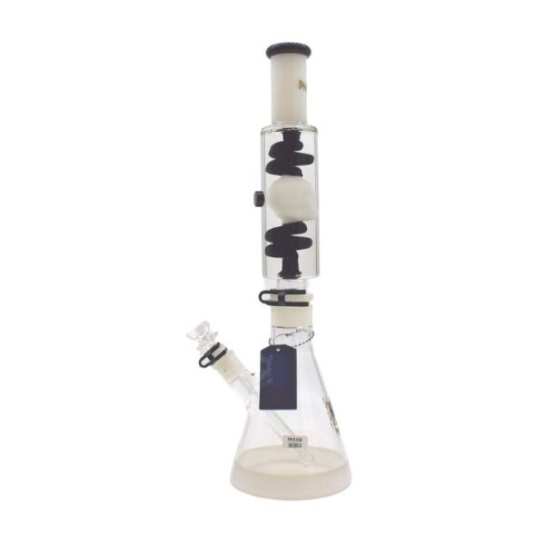 PHOENIX GLASS 18" SKULL FREEZABLE COIL WATER PIPE
