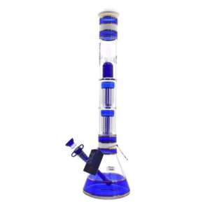 PHOENX GLASS 18" WITH SPLASH GUARD DOUBLE 8 ARM PERC WATER PIPE