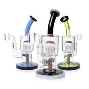 PHOENIX GLASS 8" 8 ARM PERC & DIFUSER PERC HIGH QUALITY WATER PIPE