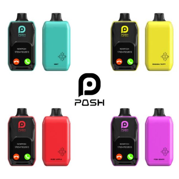 POSH PRO MAX 5% DISPOSABLE (110ML) TRIPLE MODE 30K PUFFS 5CT/ BOX