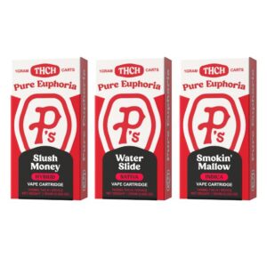 PERFECTLY PURE (PUSHIN P'S) THC-H 1 GRAM CARTS 6CT/BOX