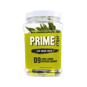 PRIME XTRAX D9 LIVE RESIN 300MG GUMMIES 25CT/JAR