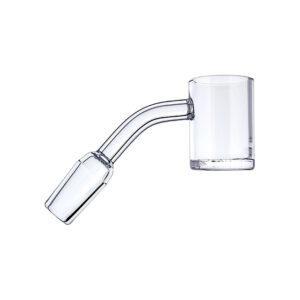 SMOQ GLASS FLAT TOP CLEAR 14MM MALE 45 BANGER