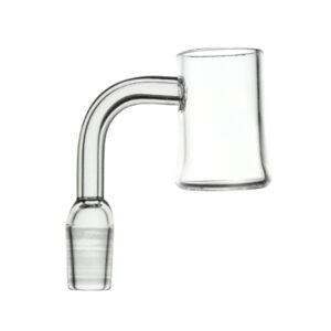 SMOQ GLASS FLAT TOP CLEAR 14MM MALE BANGER 90 BELL BOTTOM PREMIUM