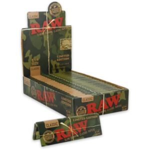 RAW LIMITED EDITION CAMO PAPERS - 50 LEAVES/PACK - 24CT/BOX