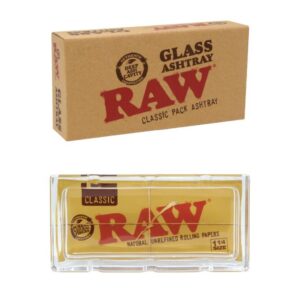 RAW CLASSIC PACK 1 1/4 GLASS  ASHTRAY