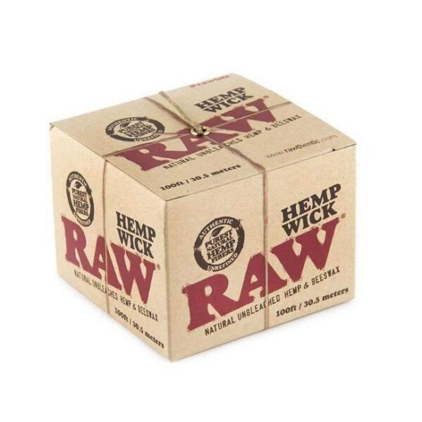 RAW HEMP WICK100 FT / 30.5 METERS