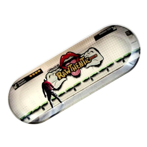RAW SKATEBOARD GRAFITTI NEW YORK SUBWAY ROLLING TRAY