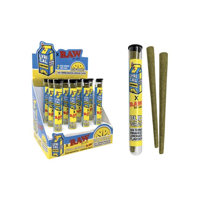 RAW X LYRICAL LEMONADE BUD WRAP TERP ENHANCED 12CT/BOX - Image 2