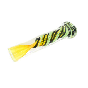 3 INCH GLASS DICORE FRUYT LINE DESIGN CHILLUM  ASSORTED RCH17