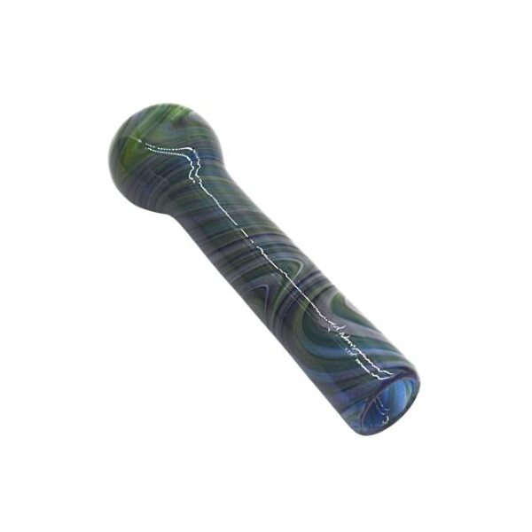 3" PREMIUM GREEN SHADE WIG WAG CHILLUM