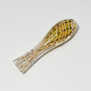 3 INCH GOLD BUBBLE TRAP CHILLUM