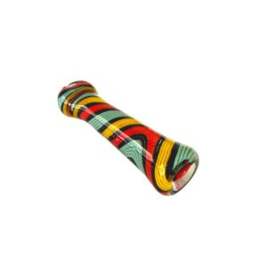 3" RASTA COLOR CHILLUM
