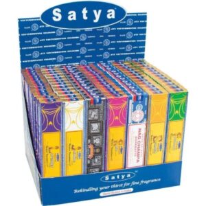 SATYA DISPLAY 15 GRAM INCENSE 84CT/ BOX