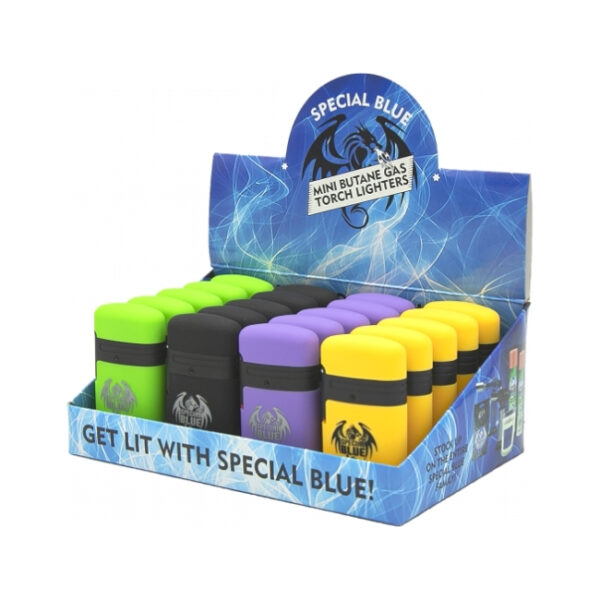 SPECIAL BLUE TORCH LIGHTER CLASSIC DOUBLE RUBBER  (LT111) 20CT/BOX