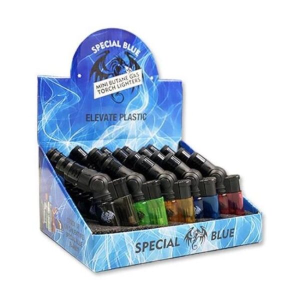 SPECIAL BLUE ELEVATE MINI PLASTIC LIGHTER (LT157M) 12CT/ BOX