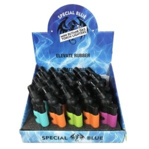 SPECIAL BLUE ELEVATE MINI RUBBER LIGHTER (LT156M) 20CT/ BOX