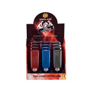 SPECIAL BLUE THE LIGHT STICK USB LIGHTER (LT149) 12CT/ BOX