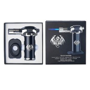 SPECIAL BLUE BLACK PANTHER TORCH LIGHTER (BP01) (SINGLE)