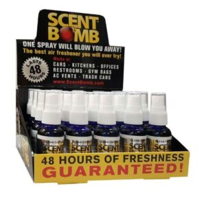 SCENT BOMB 1 OZ 100% AIR FRESHENER SPRAY 20CT/BOX
