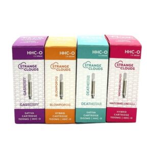 STRANGE CLOUDS HHC-O 1500MG CARTRIDGE 5CT/ BOX