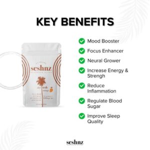 SESHNZ MUSHROOM BLEND 500MG 10PK GUMMIES 5CT/ BOX