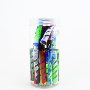 SILICONE CHILLUM 25CT/JAR