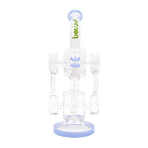 SMOQ GLASS 14" RECYCLER WATER PIPE