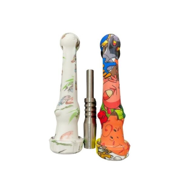 SILICONE 5" LICORE DESIGN NECTAR COLLECTOR