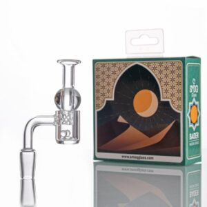 SMOQ GLASS MOON SERIES 14MM 90DEGREE BADER BANGER