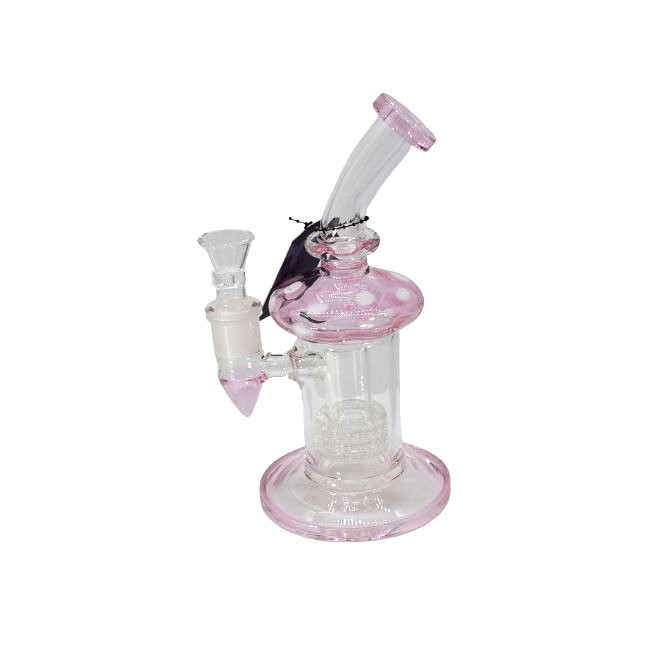 PHOENIX GLASS 9" MATRIX PERC DESIGN WATER PIPE