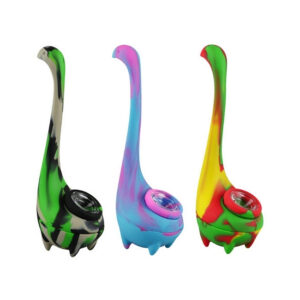 6"INCH ROLIX DESIGN SILICONE SHERLOCK PIPE