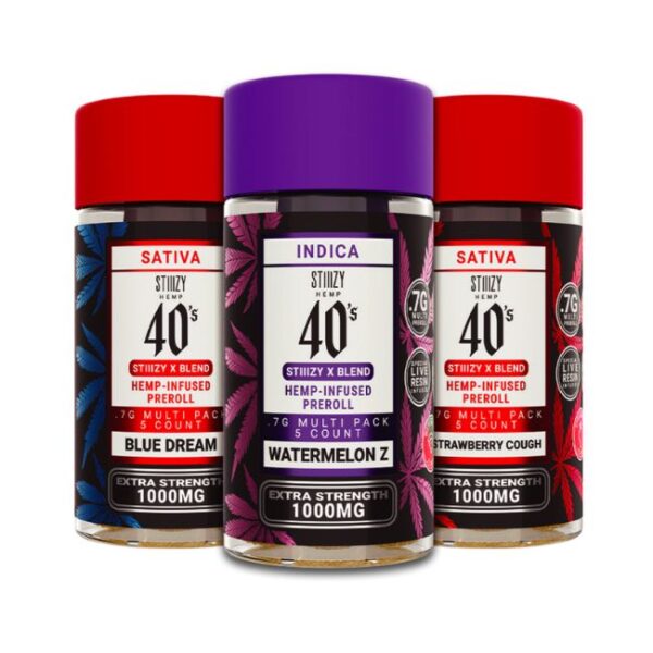 STIIIZY X BLEND 3.5G PER JAR MULTIPACK (1000mg) PRE-ROLLS 10CT/BOX