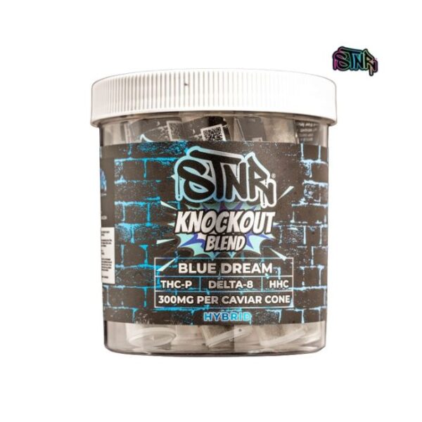 STNR KO BLEND (THC-P + D8 + HHC) 300MG PRE-ROLL CAVIAR CONES JOINTS 12CT/ JAR