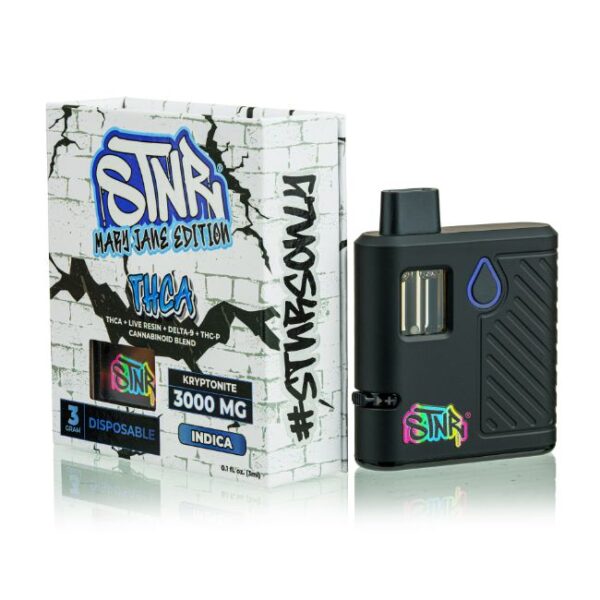 STNR MARY JANE EDITION (THCA+ LIVE RESIN + DELTA 9+ THCP)3GM DISPOSABLE 6CT/BOX