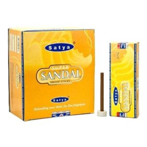 SATYA SUPER SANDAL DHOOP STICKS INCENSE 12CT/ BOX