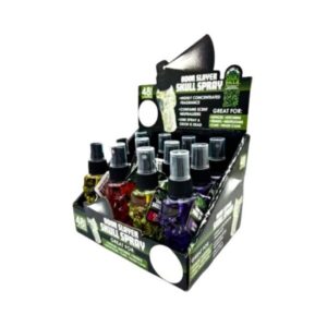 SMOKE ZILLA ODOR SLAYER SKULL SPRAY 12CT/ DISPLAY