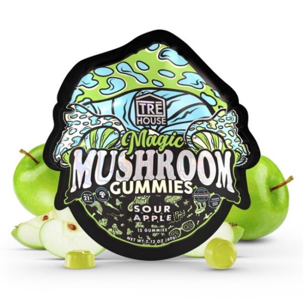 TRE HOUSE MAGIC MUSHROOM GUMMIES 15CT POUCH - SINGLE