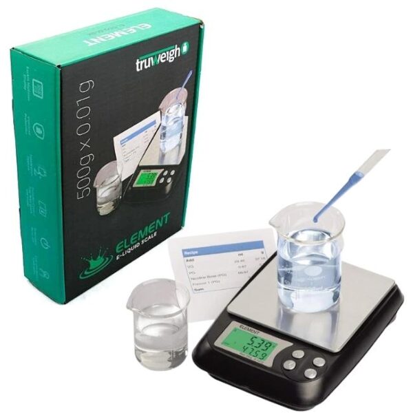 TRUWEIGH ELEMENT DIY E-LIQUID SCALE BLACK (500G X 0.01G)