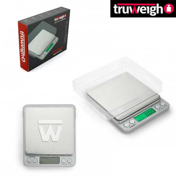 TRUWEIGH ENIGMA DIGITAL MINI SCALE (500G X 0.01G) (SILVER)