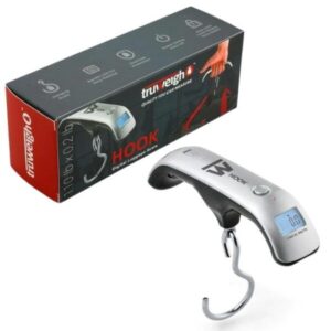 TRUWEIGH HOOK DIGITAL LUGGAGE SCALE SILVER (110LB X 0.2LB)