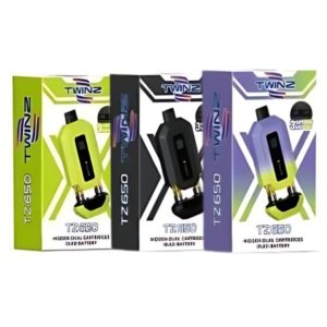 TWINZ TZ 650 HIDDEN DUAL CARTRIDGE OLED BATTERY 5CT/ BOX