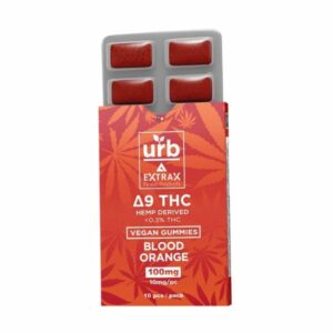 URB DELTA 9 THC GUMMIES 100MG 10CT/BOX