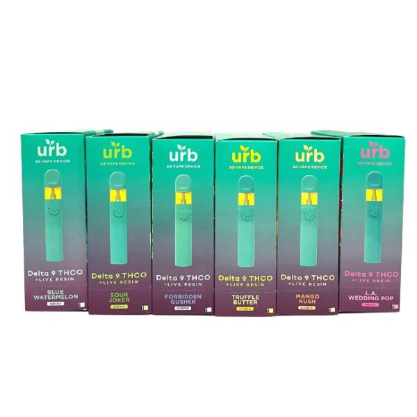 URB DELTA 9 THCO LIVE RESIN 3ML DISPOSABLE 6CT/BOX