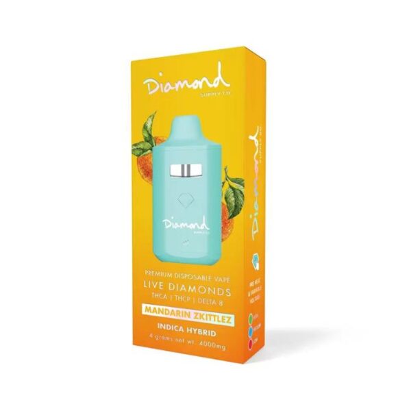 URB DIAMOND LIVE DIAMONDS (4ML) (THCA  +THCP + D8) DISPOSABLE 6CT/BOX