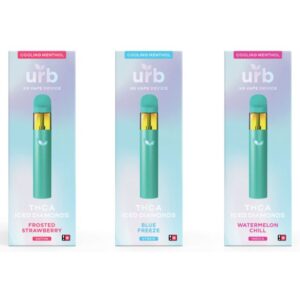 URB THCA ICED DIAMONDS DISPOSABLE 3ML 6CT/BOX