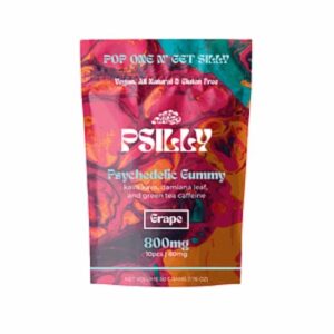 URB FINEST PSILLY (800MG) PSYCHEDELIC GUMMY GRAPE 10CT/ BOX